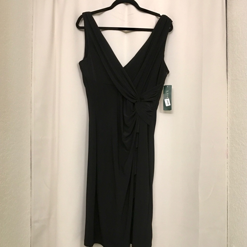 Lauren Ralph Lauren - Black Matte Jersey Dress